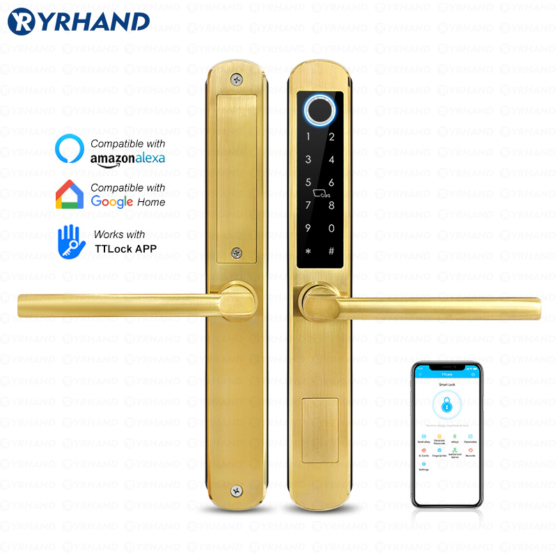 Smart Home Website - IP66 Altın Paslanmaz çelik Sürgülü Cam