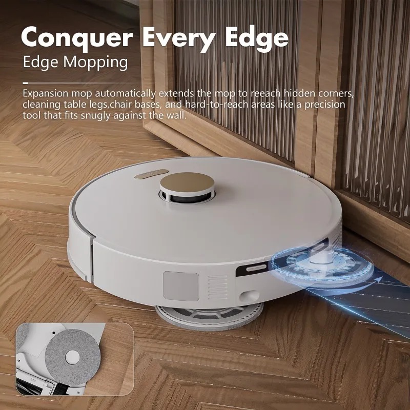 Smart Home Robot - Robotik Süpürge, Islak Kuru Paspaslama, Uzaktan