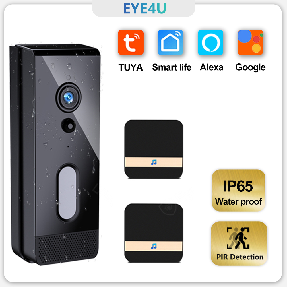 Smart Home Video Doorbell Enhanced Security With Smart Doorbell - Tuya, Akıllı Ev, Kapı Zili Kamerası,