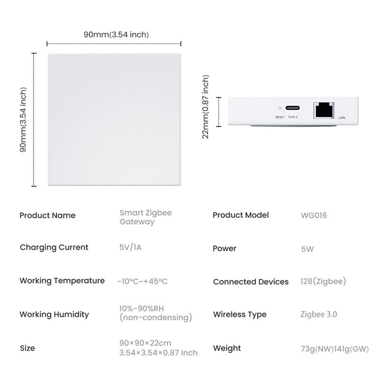 Hassas doku-Tuya Zigbee Akıllı - Smart Home Hub Device incelemesi ve fiyatı