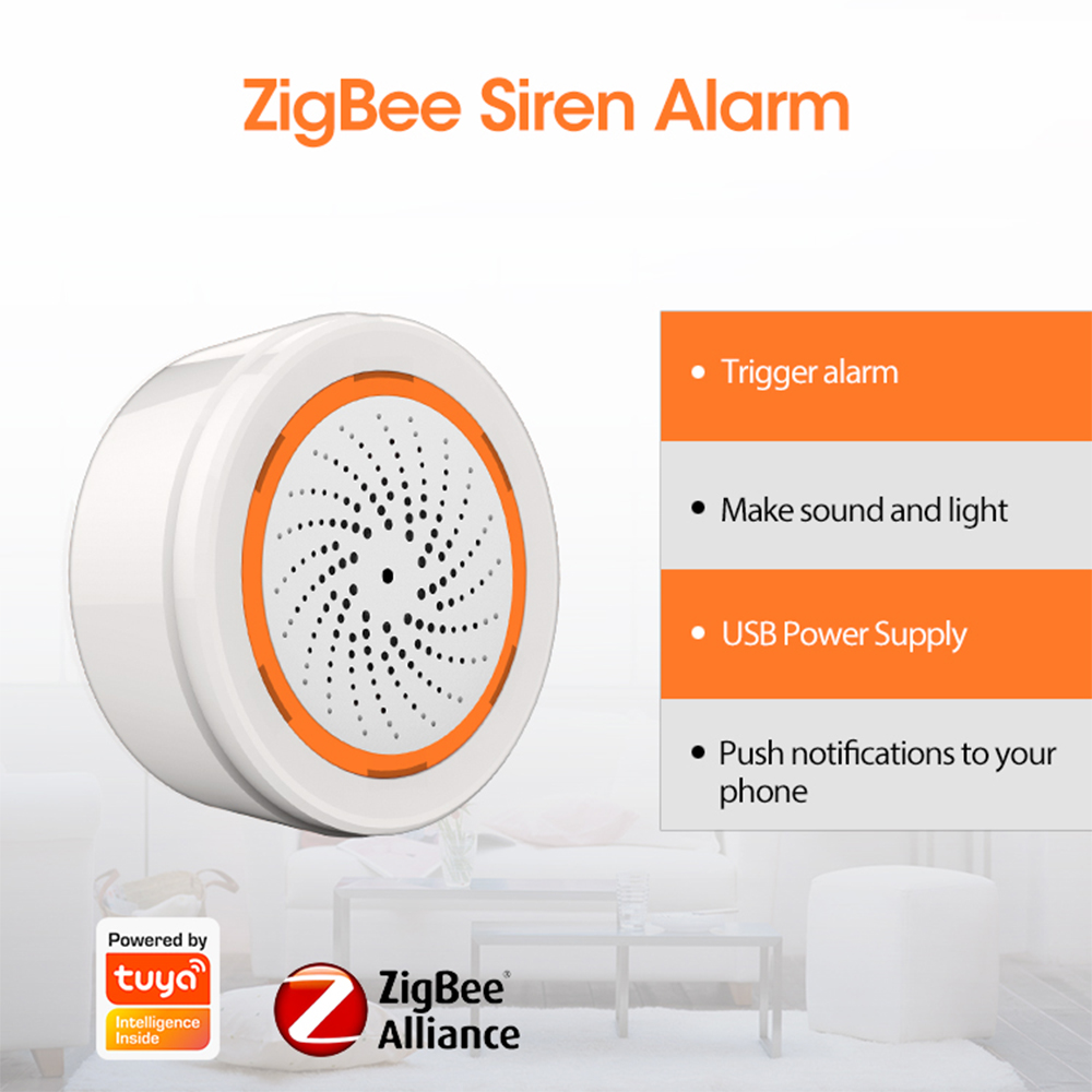 Tuya Zigbee Akıllı Siren Alarm - Smart Home Nas incelemesi ve fiyatı