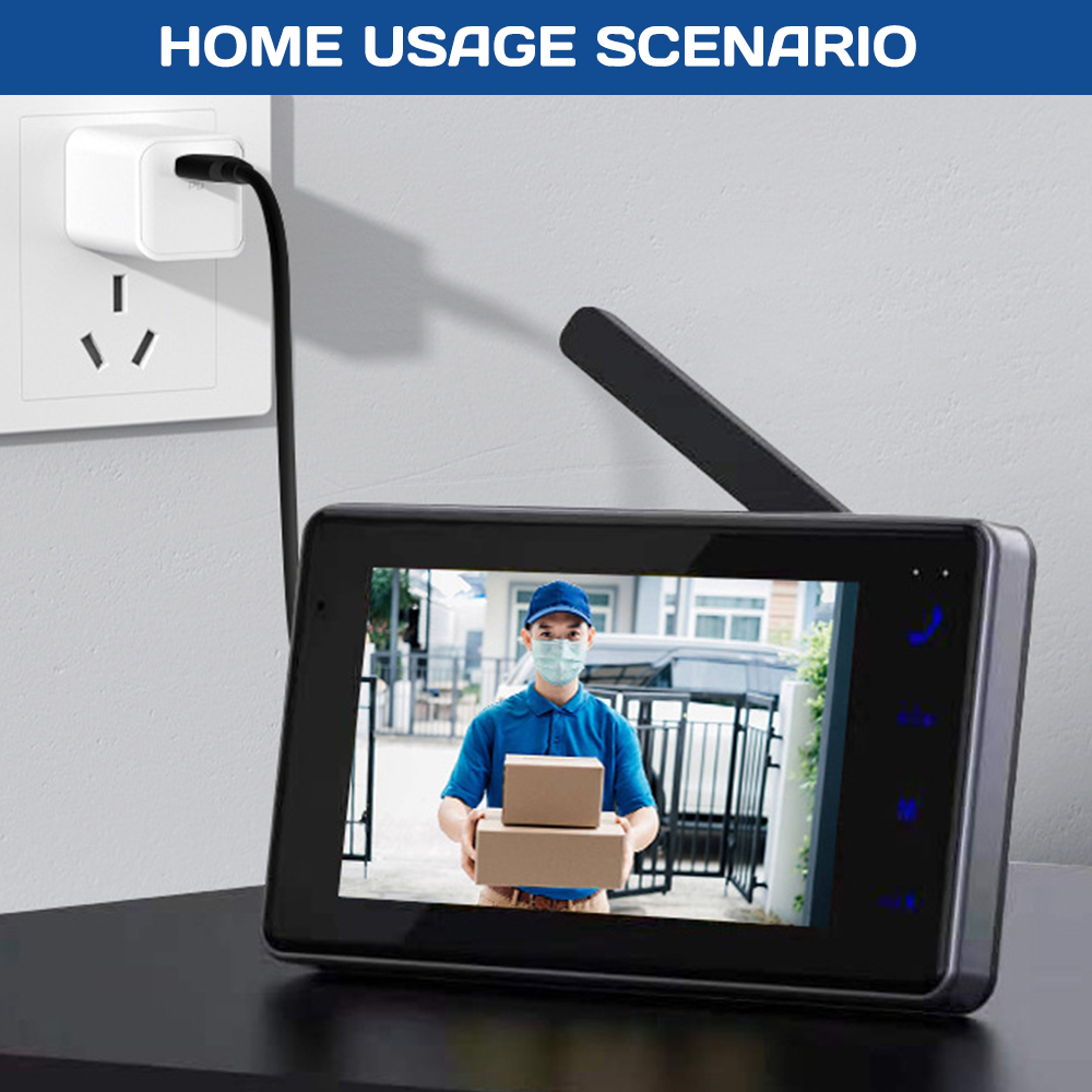 4.3 inç HD IPS Ekranlı Kablosu - Smart Home Video Doorbell Enhanced Security With Smart Doorbell incelemesi ve fiyatı
