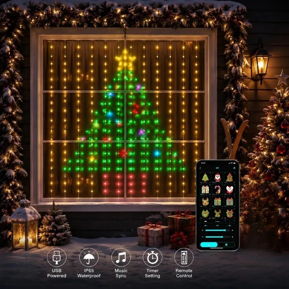 Noel Işık Zinciri LED Perde Iş - Smart Home Controller incelemesi ve fiyatı