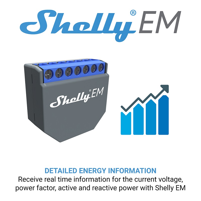 SHELLY EM Wifi Akıllı Yaşam Ko - Smart Home Controller incelemesi ve fiyatı