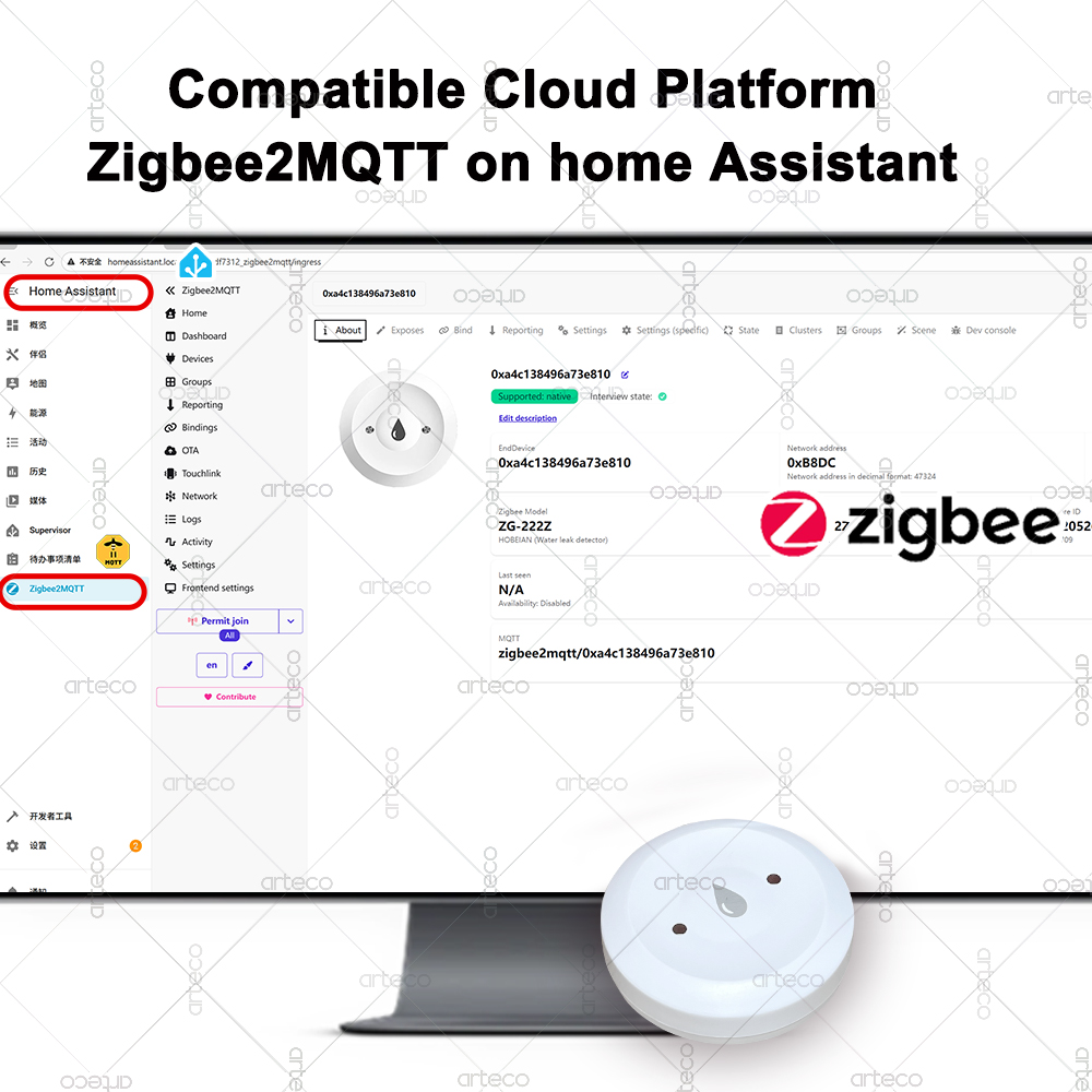 Tuya Akıllı Zigbee Su Sensörü  - Smart Home Website incelemesi ve fiyatı