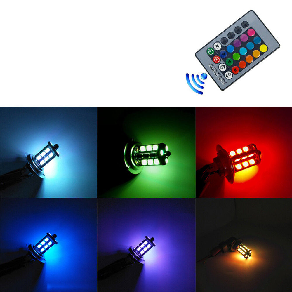 2x RGB H11 H9 H8 5050 27SMD Ar - Voice Control Light Bulb incelemesi ve fiyatı