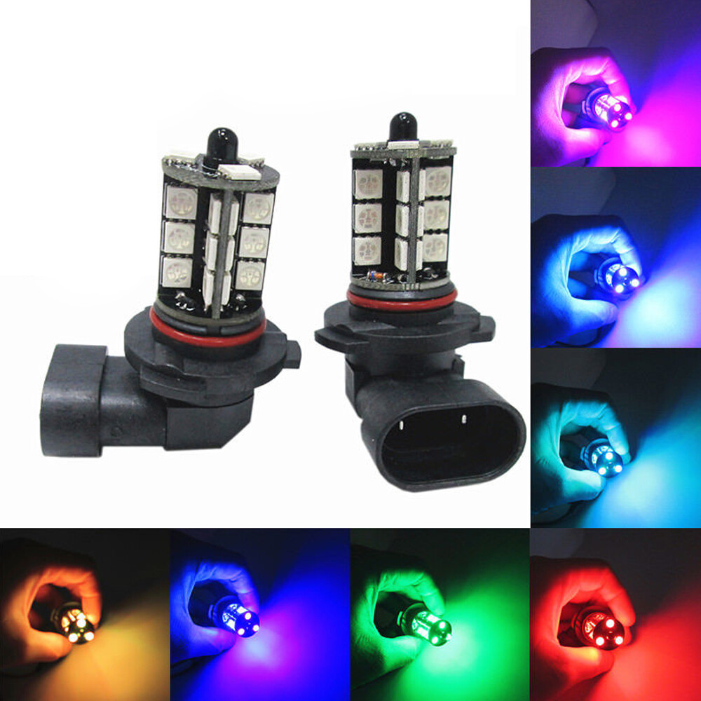 2x RGB H11 H9 H8 5050 27SMD Ar - Voice Control Light Bulb incelemesi ve fiyatı