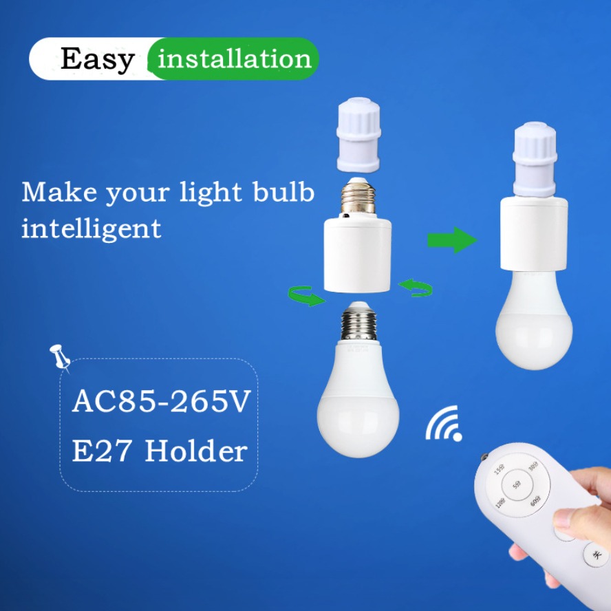 E27 Akıllı Kablosuz Uzaktan Ku - Voice Control Light Bulb incelemesi ve fiyatı