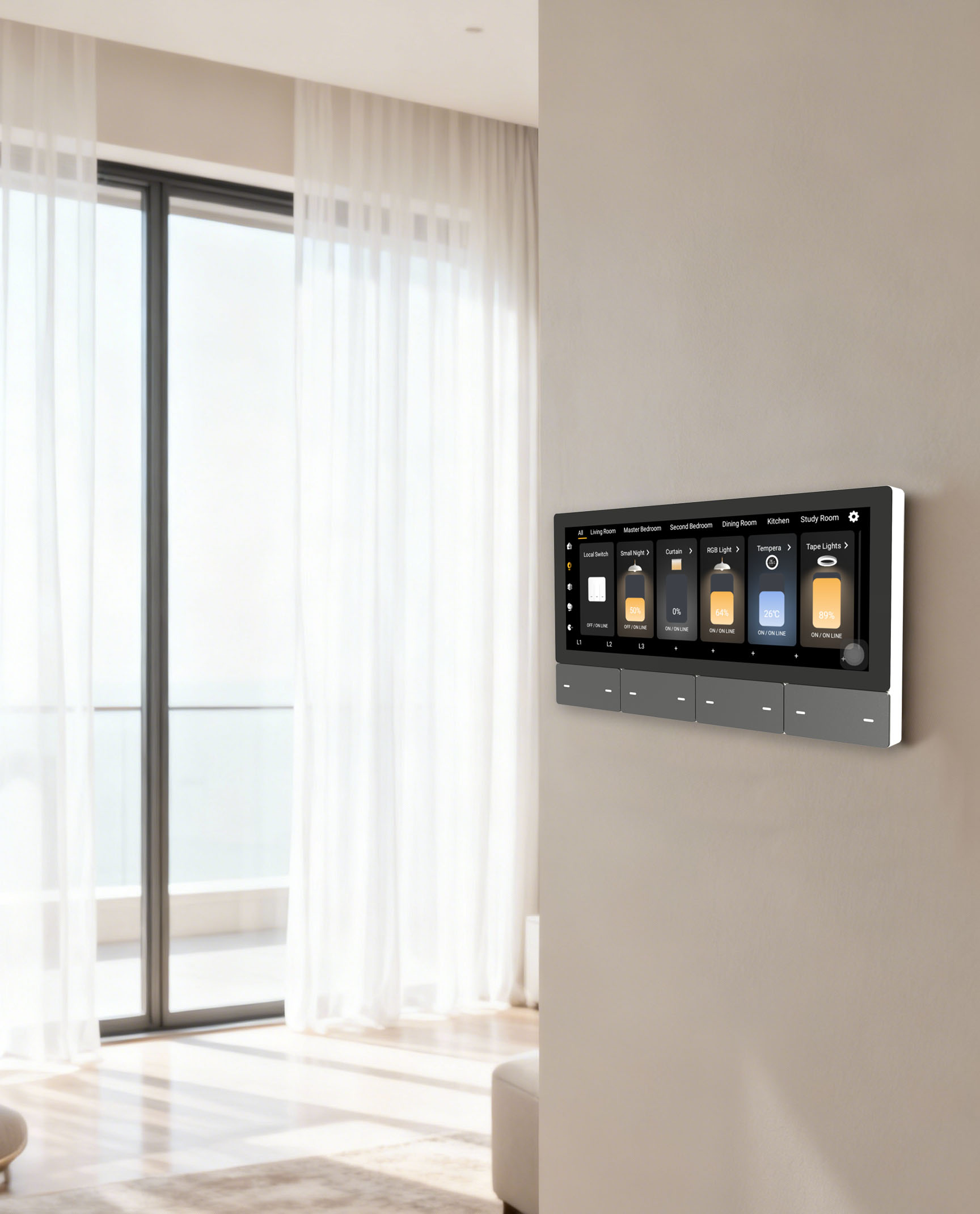 F5 Tuya UK Dokunmatik Ekranlı  - Smart Home Controller incelemesi ve fiyatı