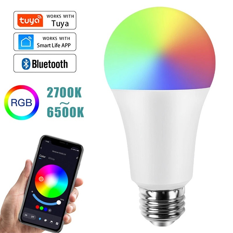 E27 WiFi Akıllı LED Ampul RGBC - Voice Control Light Bulb incelemesi ve fiyatı