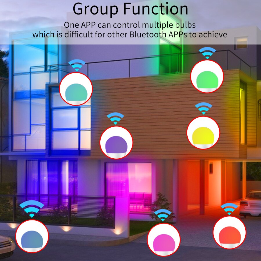 E27 WiFi Akıllı LED Ampul RGBC - Voice Control Light Bulb incelemesi ve fiyatı
