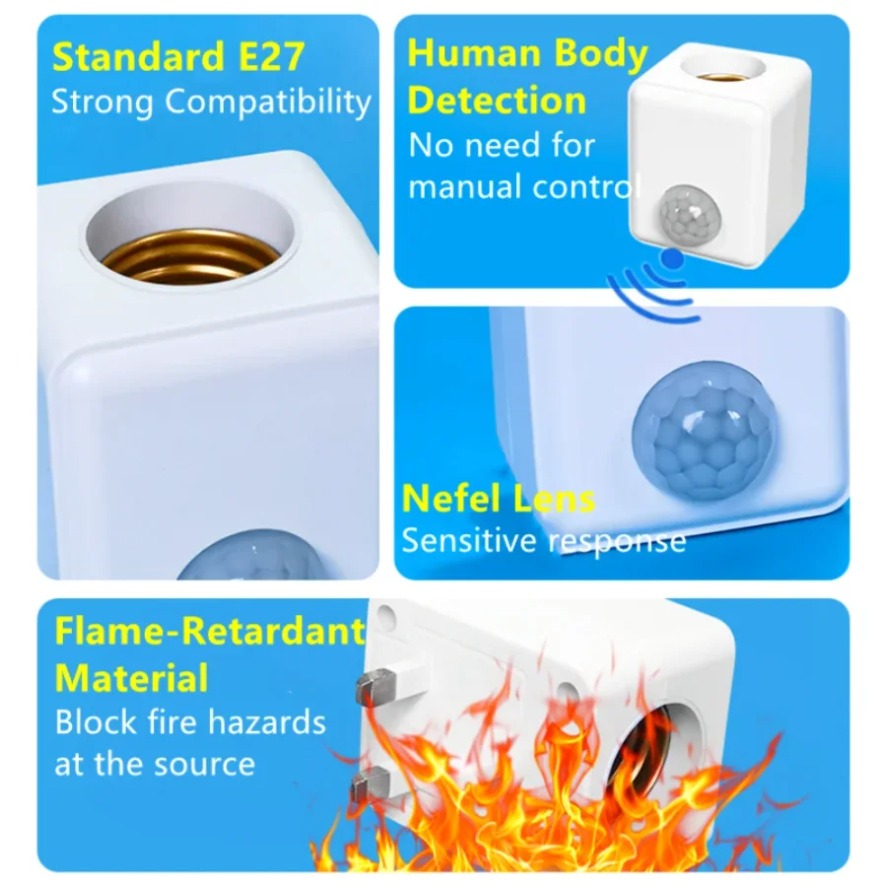 E27 PIR Hareket Sensörlü Led A - Voice Control Light Bulb incelemesi ve fiyatı