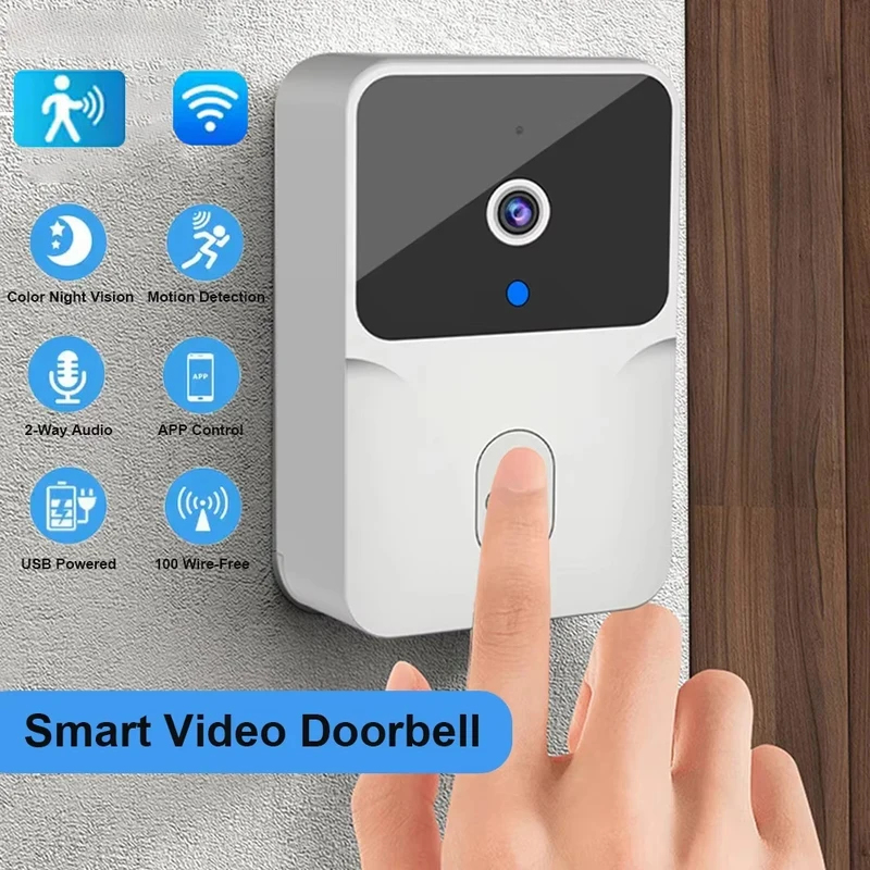 Akıllı Ev WiFi Görüntülü Kapı  - Smart Home Video Doorbell Enhanced Security With Smart Doorbell incelemesi ve fiyatı