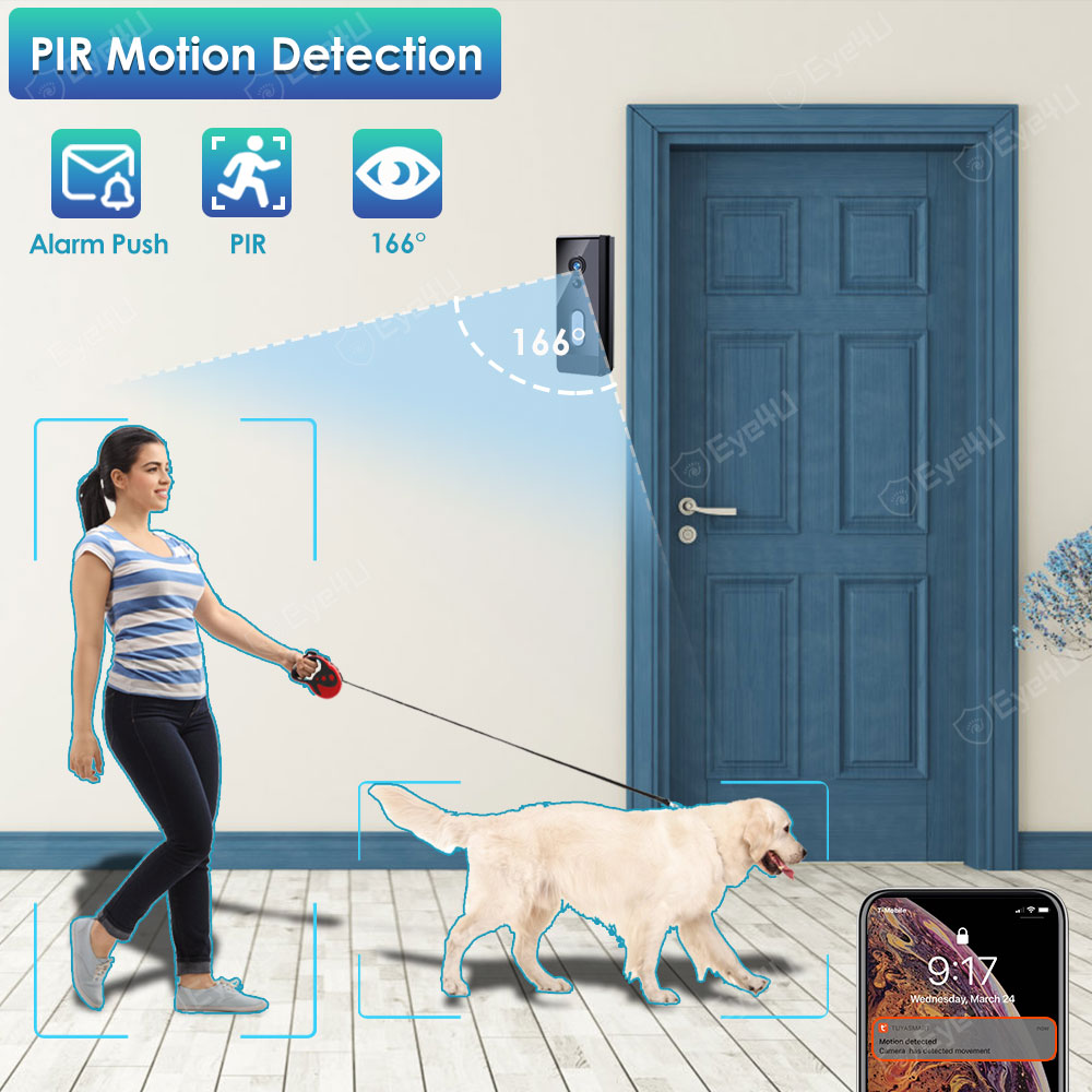 Tuya, Akıllı Ev, Kapı Zili Kam - Smart Home Video Doorbell Enhanced Security With Smart Doorbell incelemesi ve fiyatı