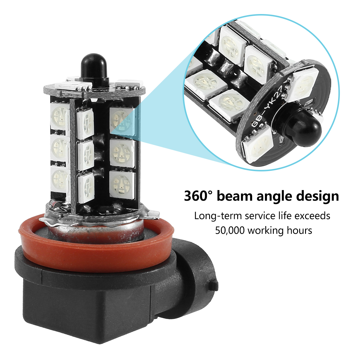 2 adet 27 LED araba sis farlar - Voice Control Light Bulb incelemesi ve fiyatı