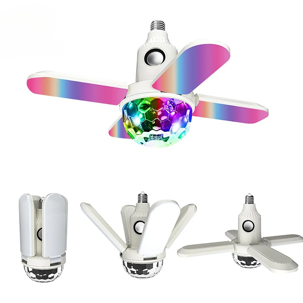 E27 LED Ampul Fan Dört yaprakl - Voice Control Light Bulb incelemesi ve fiyatı