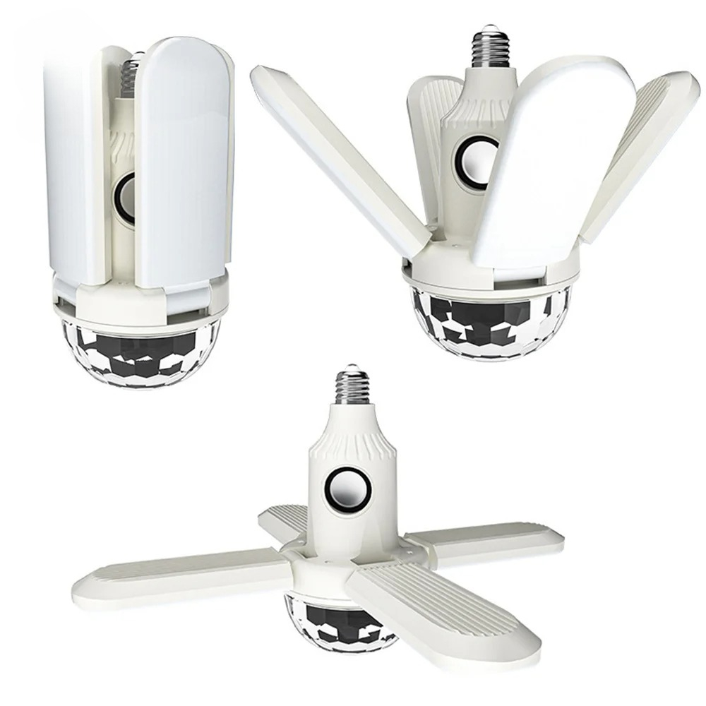 E27 LED Ampul Fan Dört yaprakl - Voice Control Light Bulb incelemesi ve fiyatı