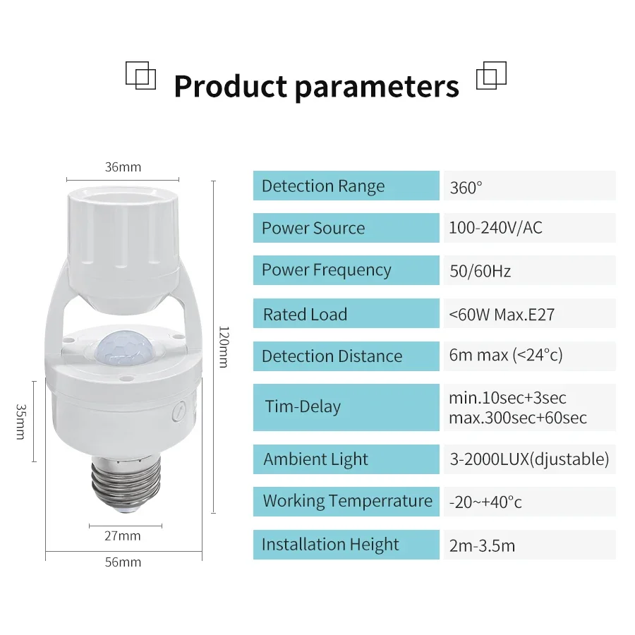 PIR Hareket Sensörü E27 Ampul  - Voice Control Light Bulb incelemesi ve fiyatı