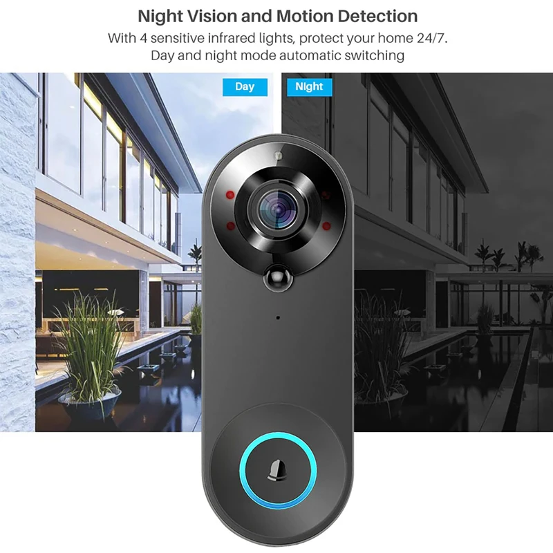 Tuya Video Kapı Zili Kamerası  - Smart Home Video Doorbell Enhanced Security With Smart Doorbell incelemesi ve fiyatı