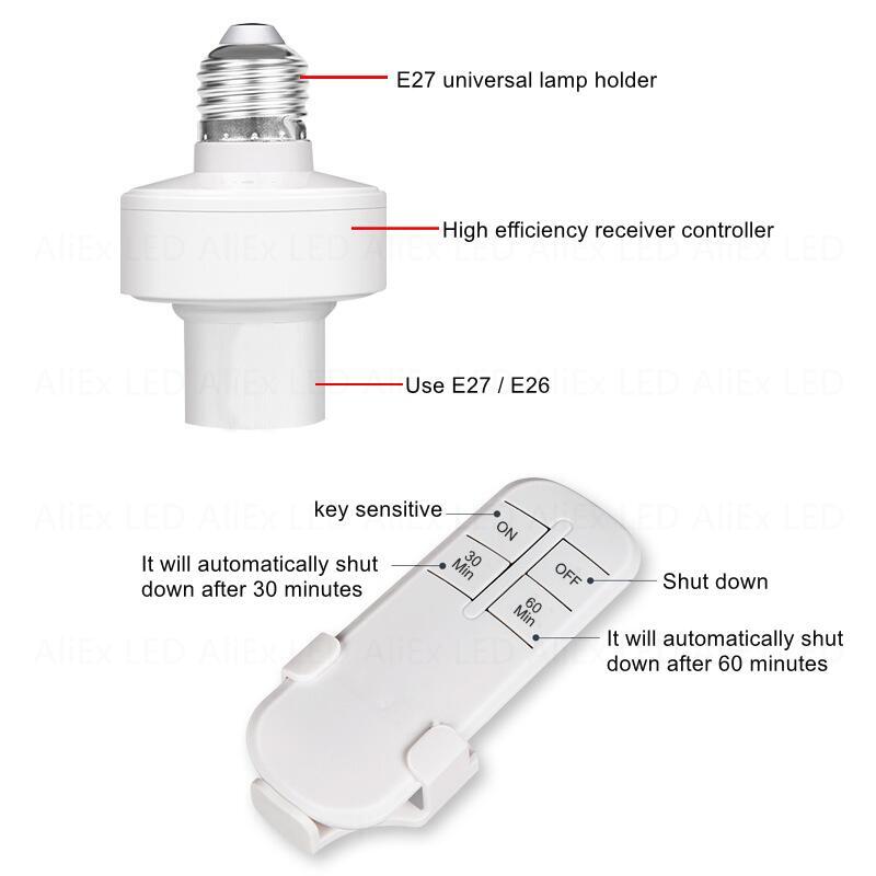 E27 LED Lamba RF 433MHz Akıllı - Voice Control Light Bulb incelemesi ve fiyatı