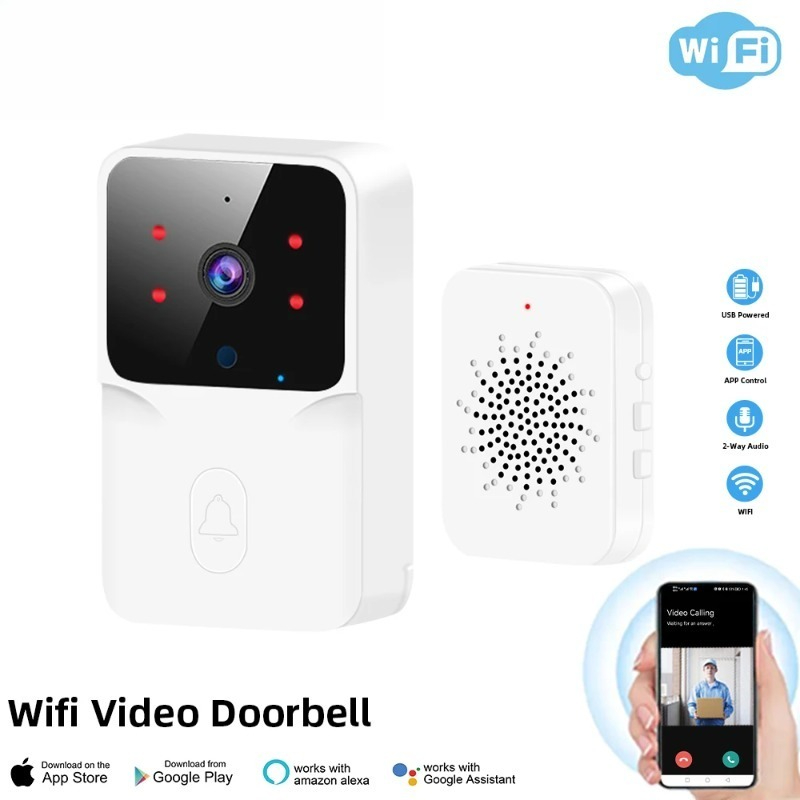 Akıllı ev Wifi Kapı Zili HD Ka - Smart Home Video Doorbell Enhanced Security With Smart Doorbell incelemesi ve fiyatı