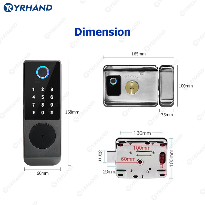 Tuya akıllı kilit su geçirmez  - Smart Home Website incelemesi ve fiyatı