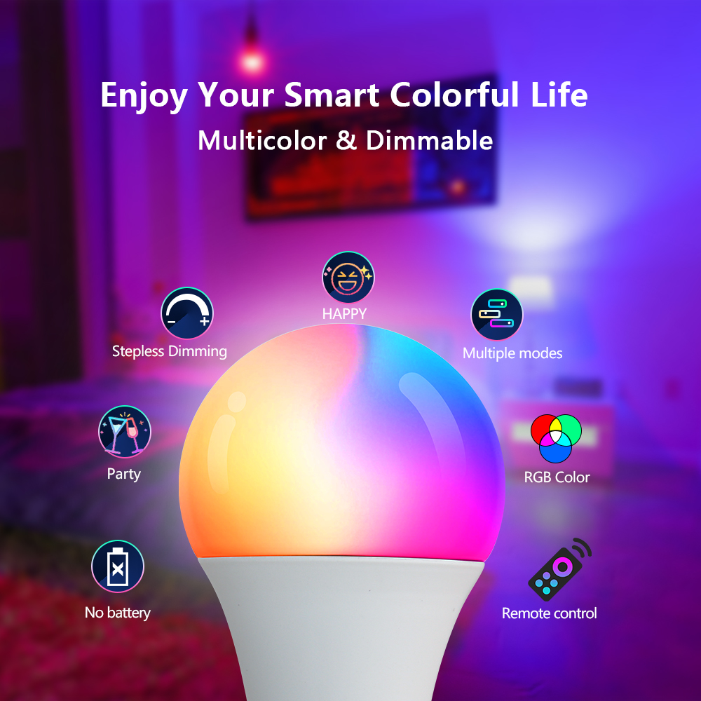 16 Renk RGB Ampul LED Çok Renk - Voice Control Light Bulb incelemesi ve fiyatı