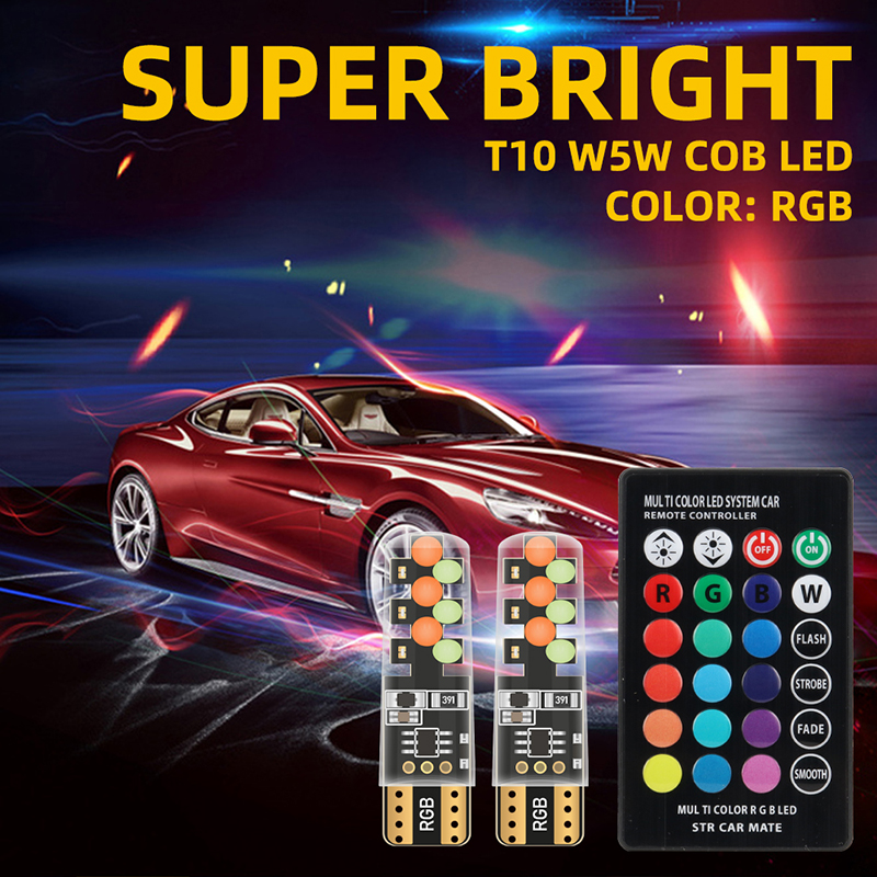 1 takım T10 RGB RGB LED ampul  - Voice Control Light Bulb incelemesi ve fiyatı
